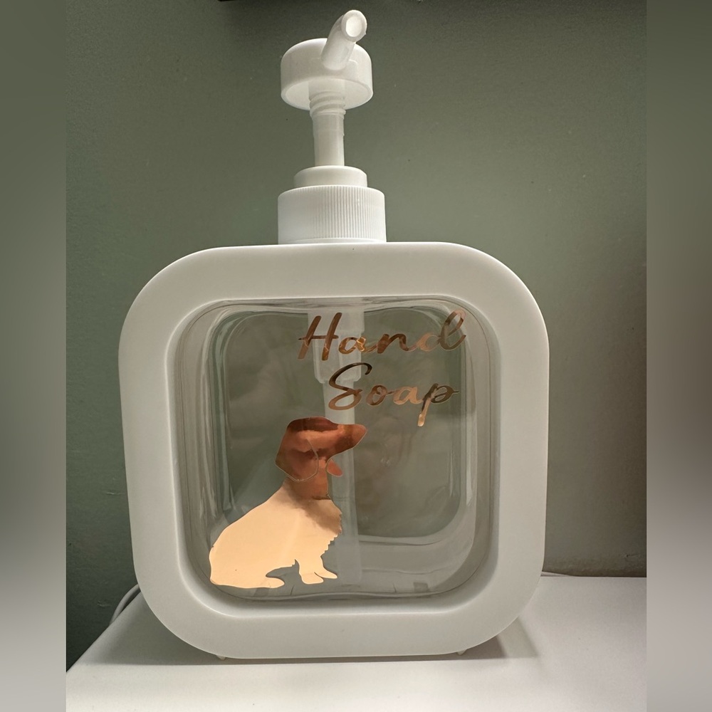 Soap Dispenser, Hand Soap White Squared, Customized Dog Soap Dispenser, New